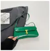 Bolsa de Ombro Quadrada Pequena Tendência Estilo Francês Moda Nova Primavera Cedo Retrô Elegante para Axila e Uso Diário