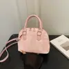 Bolso de mano de concha de perla, color sólido, simple, moderno, a la moda, de nicho, casual, elegante, bolso de hombro cruzado, nuevo modelo de verano