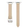 Adecuado para Correas de Apple Watch Iwatchapplewatch Piel de Becerro de Primera Capa de Doble Cara Correa de Reloj Inteligente Cuero Genuino