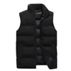 Chaleco Acolchado Ligero de Algodón para Hombre Primavera Otoño e Invierno Chaleco para Vestir por Fuera Chaleco Cálido sin Mangas Chaleco de Hombre Estilo Masculino