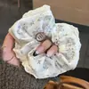 Gravata de Cabelo Elegante e Suave Estilo Coreano 2025 para Mulheres, Nova Faixa de Cabelo de Renda para Penteados de Coque, Acessório de Cabelo