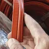 Gabinete resistente a altas temperaturas alambre de acero tira de silicona tira de sellado de puerta de coche de silicona tira de goma de silicona para puerta de gabinete aislamiento acústico anticolisión