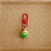 Nuevo llavero colgante de dibujos animados navideños, linda decoración para bolsa de Papá Noel, accesorio para mochila, regalo de Navidad