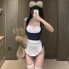 Lencería Sexy para Mujeres, Linda y Bien Portada, Delantal de Sirvienta Pequeña, Marinero Privado, Súper Picante, Senos Pequeños, Senos Grandes 9103