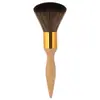 Cepillo para Peluquería de Cerdas Suaves para Recortes de Cabello, Cepillo para Cuello, Cepillo para Recortes de Corte de Cabello, Cepillo de Barrido para Cabello con Gran Cantidad de Cerdas y Mango Largo de Madera, Personalización Transfronteriza, Cepillo de Transporte