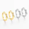 Pendientes de Cruz con Tachuelas de Diamante de Nuevo Estilo Transfronterizos Europeos y Americanos, Clips para Orejas Minimalistas de Personalidad de Nicho, Pendientes de Lujo Ligero para Mujer de Estilo Genial