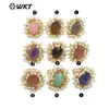 MPR071 anillo grande exagerado de perla artificial de piedra preciosa de color natural clásico se puede usar como anillo de fiesta Joyería