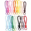 Lanyard para Teléfono Móvil de Color Caramelo Anti-Pérdida Cuerda Trenzada Hecha a Mano Colgante DIY Llavero Mochila Muñeca Accesorios Colgante