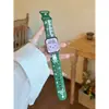 Correa de Silicona con Diseño de Lluvia Estrellada y Conejo Pianista para Apple Watch 9 10 11 iWatch Ultra Pulsera