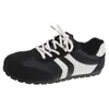 Zapatos de Entrenamiento Moral de Estilo Coreano Talla Grande para Mujer Otoño 2025 Nuevos Zapatos Casuales de Doble Cordón con Combinación de Colores Versátiles Zapatos Deportivos para Estudiantes para Mujer