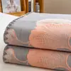 Colcha Nueva de Verano 2026, Nueva Colcha de Toalla de Gasa de Tres Capas, Colcha de Algodón Puro para Refrescar en Verano, Manta para Descanso de Mediodía en la Oficina, Funda de Manta para Sofá
