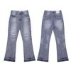 Al por mayor transfronterizo Galería Dept nuevos pantalones vaqueros microcosidos de empalme pintados a mano con costuras de tinta lavada, combinables para hombre
