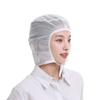 Gorra de trabajo elástica a prueba de polvo Baotou para fábrica de alimentos, venta al por mayor, gorra de trabajo transpirable, gorra de red elástica alta a prueba de cabello.