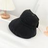 Sombreros de Primavera y Verano para Mujer con Ala Extensa, Adecuados para Salidas a la Playa, Protección Solar, Sombrero de Copa Abierta, Sombrero de Pescador Plegable, Sombrilla con Ala Grande