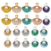 Set Mixto de 120 Colgantes de la Serie Animales Marinos para Pulseras, Collares, Llaveros DIY, Estrellas de Mar, Peces, Accesorios de Caracoles