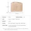Popular en el comercio exterior, alto valor estético, billetera de mujer a rayas tridimensionales con 80% de descuento, moderna y simple, gran capacidad, billetera y tarjetero integrados