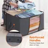 Bolsa de Almacenamiento para Colchas de Venta Caliente Transfronteriza para Organizar Ropa, Bolsa para Empacar y Mudanza, Bolsa de Almacenamiento Doméstica a Prueba de Polvo para Ropa y Colchas