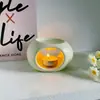 Quemador de incienso de aceites esenciales creativo para el hogar, salón de belleza, club, SP, cerámica, estufa de aceite de aromaterapia, lámpara de vela, calefacción aromática