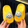 Pantuflas infantiles de EVA para interior, lindo diseño de dibujos animados de verano para niñas, chanclas de baño para niños, de suela gruesa, antideslizantes, de suela blanda para bebés