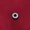 Prata de Lei S925 Espaçador 6mm Estilo Étnico de Xizang Sino Vajra Amolador Vajra Contas Espaçadoras Acessórios para Corda Trançada DIY Prata