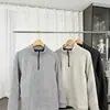 Nueva colección de otoño e invierno: sudaderas cómodas y cálidas para hombre, sudaderas con media cremallera, suéteres gruesos y forrados de polar para otoño e invierno para hombre, ropa de otoño para hombre al por mayor