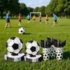 Produto Novo Transfronteiriço: Conjunto Descartável de Prato, Copo e Toalha de Mesa com Tema de Copa do Mundo de Futebol para Festas de Aniversário Infantil - EUA, Canadá e México