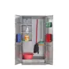 Gabinete de Limpieza Suministros de Limpieza para el Hogar y el Balcón Mopa Escoba Herramienta Gabinete de Almacenamiento Acero Inoxidable 304 Gabinete Sanitario Fábrica/