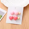 Dopamina estilo coreano simples sem costura clipe lateral marrom leite grampo de cabelo feminino franja lateral clipe de cabelo acessório de cabeça grampo de cabelo para cabelo quebrado