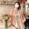 Lenço de Seda Branco com Renda Estilo Coreano Feminino 2025 Novo Estilo Primavera e Verão Elegante Versátil Fita Longa para Pescoço