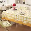 Toalha de Mesa Dopamina Impermeável à Prova de Óleo Resistente ao Calor Lavável Capa de Mesa 2026 Nova Elegante Estilo Ins Xadrez Capa para Mesa de Centro