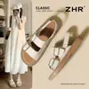 Sandálias Zhr Birkenstock para Mulheres 2026 Verão Novo Estilo Sandálias Planas Macias para Uso Externo Sandálias Romanas Versáteis para Praia
