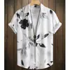 Nueva Camisa Hawaiana de Manga Corta para Verano, Camisa Holgada con Estampado de Moda