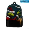 Novas mochilas 3D digitais temáticas de Halloween transfronteiriças, estilo europeu e americano moderno, fornecimento direto