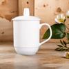 Xícara de Chá de Cerâmica Branca Pura Xícara de Escritório Xícara de Conferência Xícara de Chá Xícara de Porcelana Óssea de Jingdezhen Personalização de logotipo imprimível
