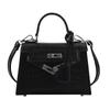Bolsa de Mão da Moda Transfronteiriça Bolsa Feminina Verão 2024 Nova Elegante Estilo Ocidental Bolsa Transversal Padrão Crocodilo Bolsa Kelly