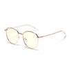 Gafas Xunge metal redondas medievales de sol femeninas Y2K forma cóncava lentes de color gafas decorativas de sol para hombre