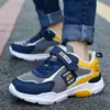 Tenis para niños Primavera Otoño Zapatos de Escuela Primaria para Niños Impermeables Casuales Suela Suave Zapatos Superficie de Cuero Zapatos para Correr Medianos Grandes