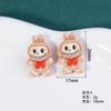 Accesorios de Resina Dibujo Animado Rab Paño Serie Navideña Muñeco de Nieve DIY Pegamento Crema Parche para Carcasa de Teléfono Decoración Adhesivo para Refrigerador