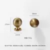 Manija de Armario Estilo Retro Vintage Cobre Puro Minimalista Americano Japonés Redonda de un Solo Agujero Manija de Cajón Armario Puerta Completamente de Cobre