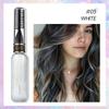 Tinta de Cabelo Transfronteiriça, Creme de Tinta de Cabelo Lavável de Sete Cores, Caneta de Tinta de Cabelo Temporária Descartável, Creme de Tinta para Sobrancelhas Multifuncional de Cor da Moda