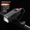 Luz de Bicicleta con Sensor de Carga Solar Transfronterizo Equipo de Ciclismo Carga USB Bocina de Luz Solar Bicicleta de Montaña