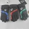 Nuevos guantes casuales de terciopelo cálido para hombre de otoño e invierno, guantes de montar a prueba de viento para motocicleta al aire libre, coche eléctrico, venta al por mayor