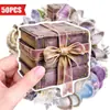 Sourcing Direto Transfronteiriço 50 Folhas Adesivos Decorativos Tema Mágico Retrô para Decoração de Diário Estrela Lua Mágica Adesivos à Prova d'Água