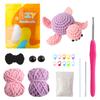 Paquete de Materiales para Muñeca de Ocio en Casa DIY Nuevo Producto Transfronterizo Tutorial de Ganchillo Tortuga Pequeña Linda