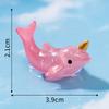 Micro Paisaje Creativo Lindos Animales Marinos Ballena Azul Orca Tiburón Adornos DIY Acuario Decoraciones Accesorios