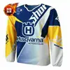 Ropa de Descenso de Comercio Exterior Otoño e Invierno Polar Cálido Camiseta de Manga Larga Ropa de Carreras Ropa para Motocicleta Todoterreno Ciclismo Comercio Exterior al por Mayor