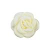 Camélia mini de 4cm com borda queimada DIY flor com borda assada saia pet roupa infantil acessórios de enfeite de cabeça ponto atacado