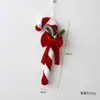 Sombrero de Elfo de Terciopelo Navideño Transfronterizo, Bastón, Colgante de Muñeco de Nieve, Decoración de Ventana, Adorno de Mesa, Arreglo de Árbol de Navidad
