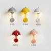 Luminária de parede Bud de designer dinamarquês, luminária de cabeceira de quarto, luxo simples, decorativa, para parede de fundo de TV, luminária de parede para quarto de criança