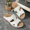 Amazon Tallas Grandes Plataforma Cuña Verano Nuevo Moda Europea Americana Retro Playa Chanclas de Mujer